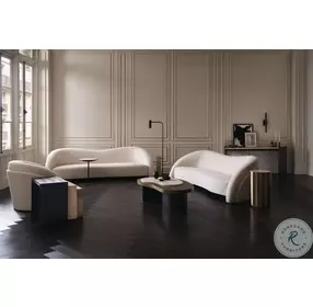 Contrast Lucent Bronze And Cream Travertine Stone Light Spot Table