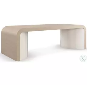 Movement Sun Drenched Oak And Textured Adobe Occasional Table Set