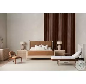 Rhythm Sun Drenched Oak And Cream Travertine Dresser