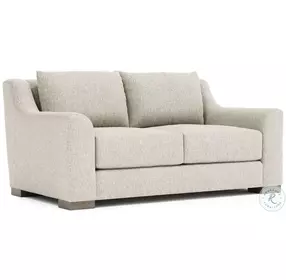 Gabi Plush Beige Loveseat
