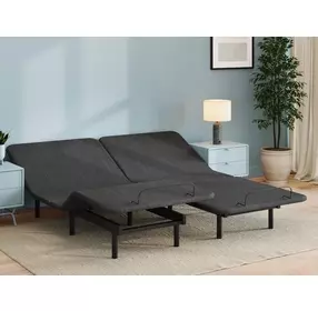 Comfort Classic Adj Base Black Split California King Adjustable Base