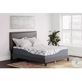 Chime Elite 14" White And Blue 2.0 King Mattress