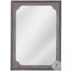 Kingsley White Washed Rectangular Wall Mirror