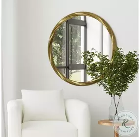 Beekmann Hill Gold Wall Mirror