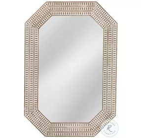 Michael White Washed Wall Mirror