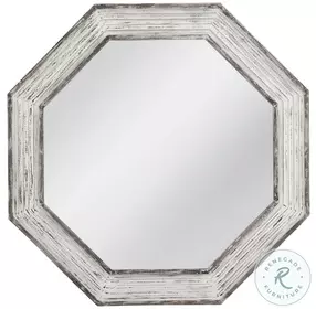 Marden White Washed Wall Mirror