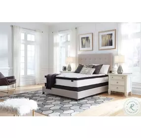 Chime Hybrid 12" White Full Ultra Plush Mattress with Foundation