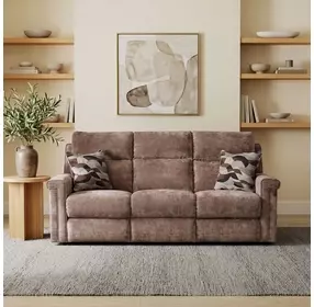Madison Mink 88" Zero Gravity Triple Power Reclining Sofa with Heat Massage