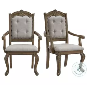 Denali Beige Arm Chair Set Of 2