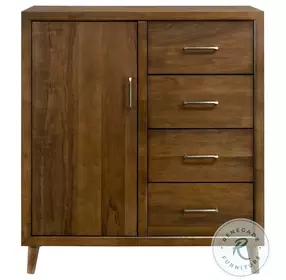Zuma Walnut 4 Drawer Chest
