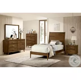 Zuma Walnut 5 Drawer Chest