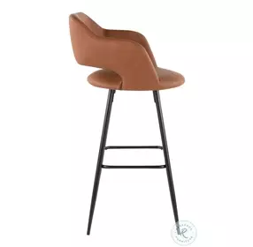 Margarite Brown Bar Stool Set Of 2