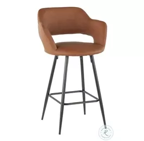 Margarite Brown Counter Height Stool Set Of 2