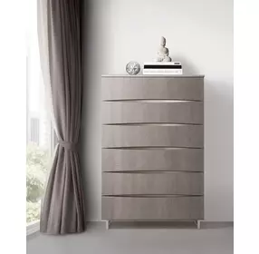 Marin Greige 6 Drawer Chest