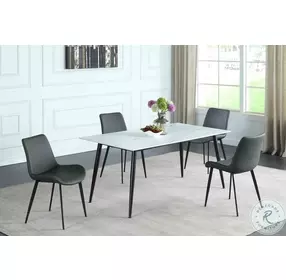 Mary Matte White Dining Table