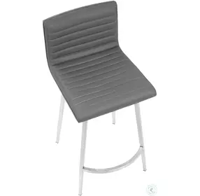 Mason Grey Swivel Counter Stool Set Of 2