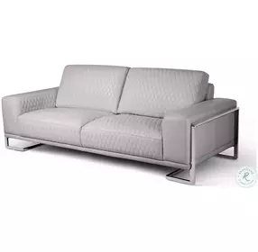 Mia Bella Light Gray 95" Sofa
