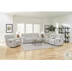 Dash Opal Taupe Reclining Sofa