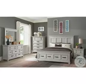 Windom Antique White 7 Drawer Dresser