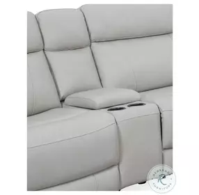 Carrith Stone Leather Console