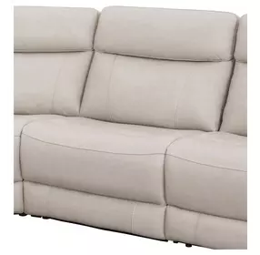 Calgary Stone Leather Armless Chair