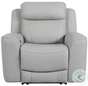 Carrith Stone Leather Power Recliner
