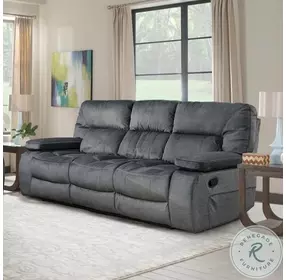 Granger Polo Performance Fabric Triple Reclining Living Room Set