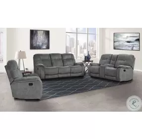 Brooks Shadow Grey Manual Glider Recliner