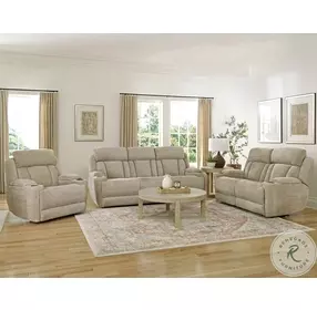 Duncan Lucky Fawn Power Reclining Loveseat