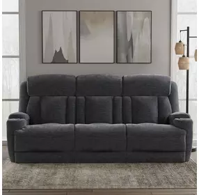 Dalton Lucky Charcoal 89" Power Reclining Sofa