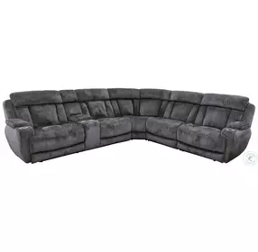 Duncan Lucky Charcoal 6 Piece Sectional