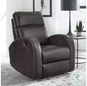 Dorian Pebble Brown Manual Recliner