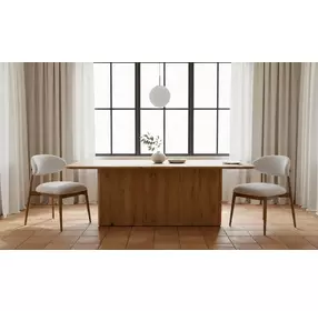 Ellie Oatmeal Performance Fabric Upholstered Dining Chair