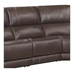 Easton Steamboat Brown Leather Armless Chair