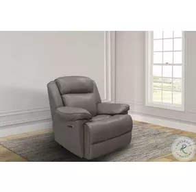 Midnight Florence Heron Power Recliner with Power Headrest
