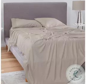 Basic Medium Beige King Bedding Set
