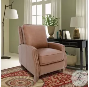 Melrose Dobbs Saddle Leather Recliner