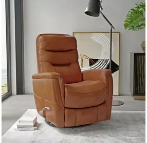 Gemini Butterscotch Manual Swivel Glider Recliner