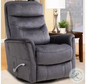 Twilight Capri Charcoal Swivel Glider Recliner