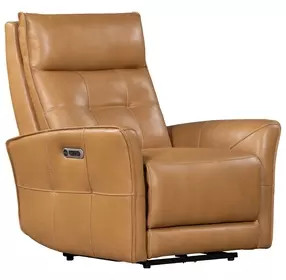 Gershwin Lucca Butterscotch Power Recliner with Zero Gravity