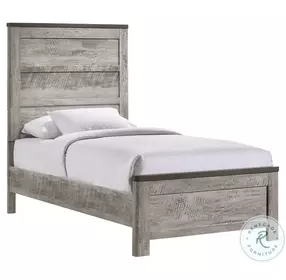 Adam Gray Youth Panel Bedroom Set