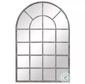W-00442 Antique Rustic Gray Mirror