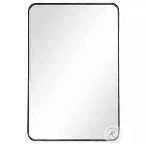 W-00460 Rich Dark Bronze Mirror With Gold Highlights