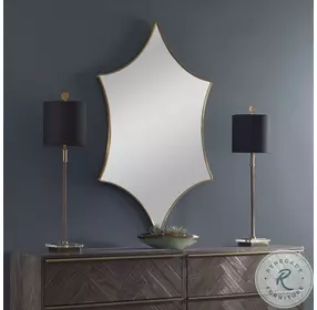 Aries Classic Brushed Gold Mirror