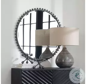 Vella Distressed Black Mirror