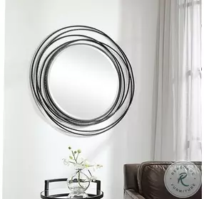 Whirlwind Satin Black Mirror