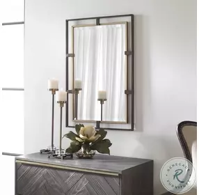 Arlington Gold and Bronze Mirror