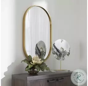 Lavinia Antique Gold Leaf Mirror