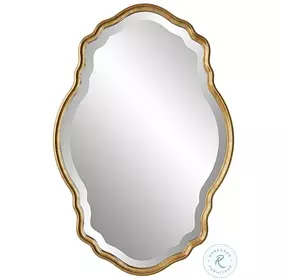 W-00525 Gold With Amber Glaze Mirror
