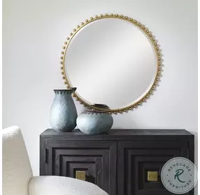 Taza Gold Leaf Mirror